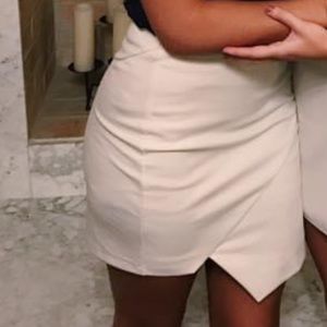 White skirt